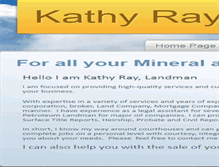 Tablet Screenshot of kathyraylandservices.com